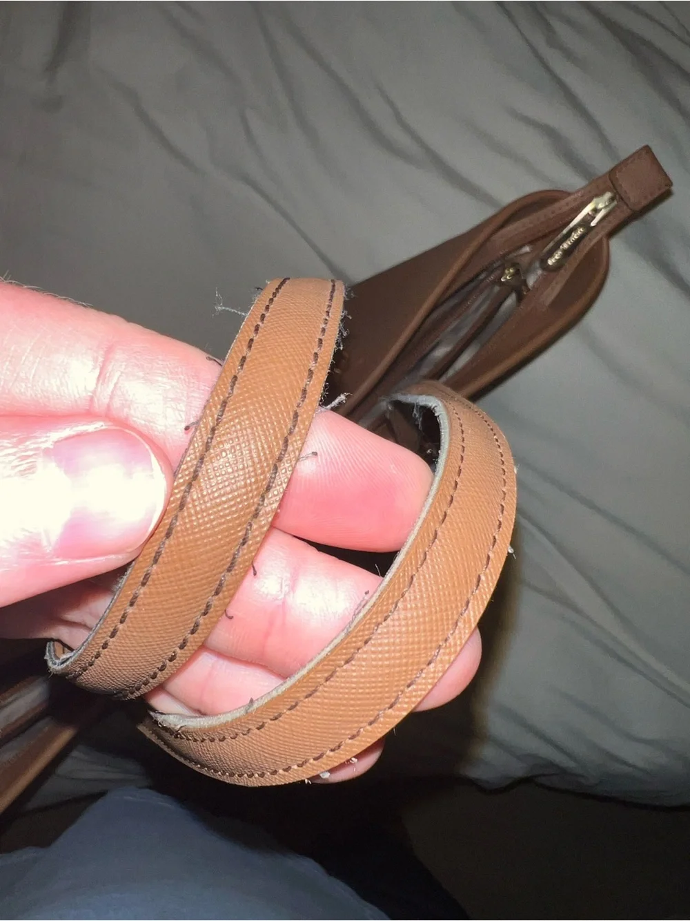 Michael Kors Chestnut Brown Leather Shoulder Tote